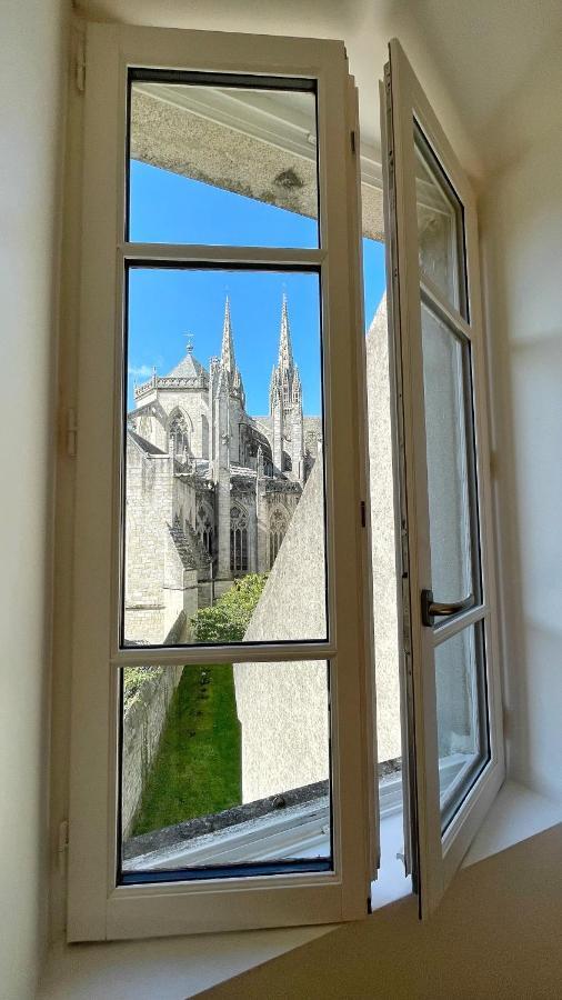 Appartement T2 - Vue imprenable sur la cathédrale Quimper Exterior foto